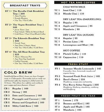 SodaBottleOpenerWala menu 