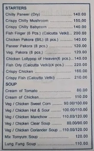 Penguin Inn menu 1