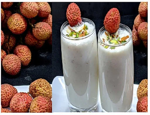 Litchi Milkshake (400ml)