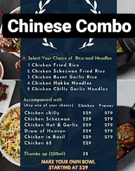 Chinese Combo menu 1