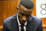 Child killer Onke Mashinini sits in the dock of the South Gauteng High Court in Johannesburg.
