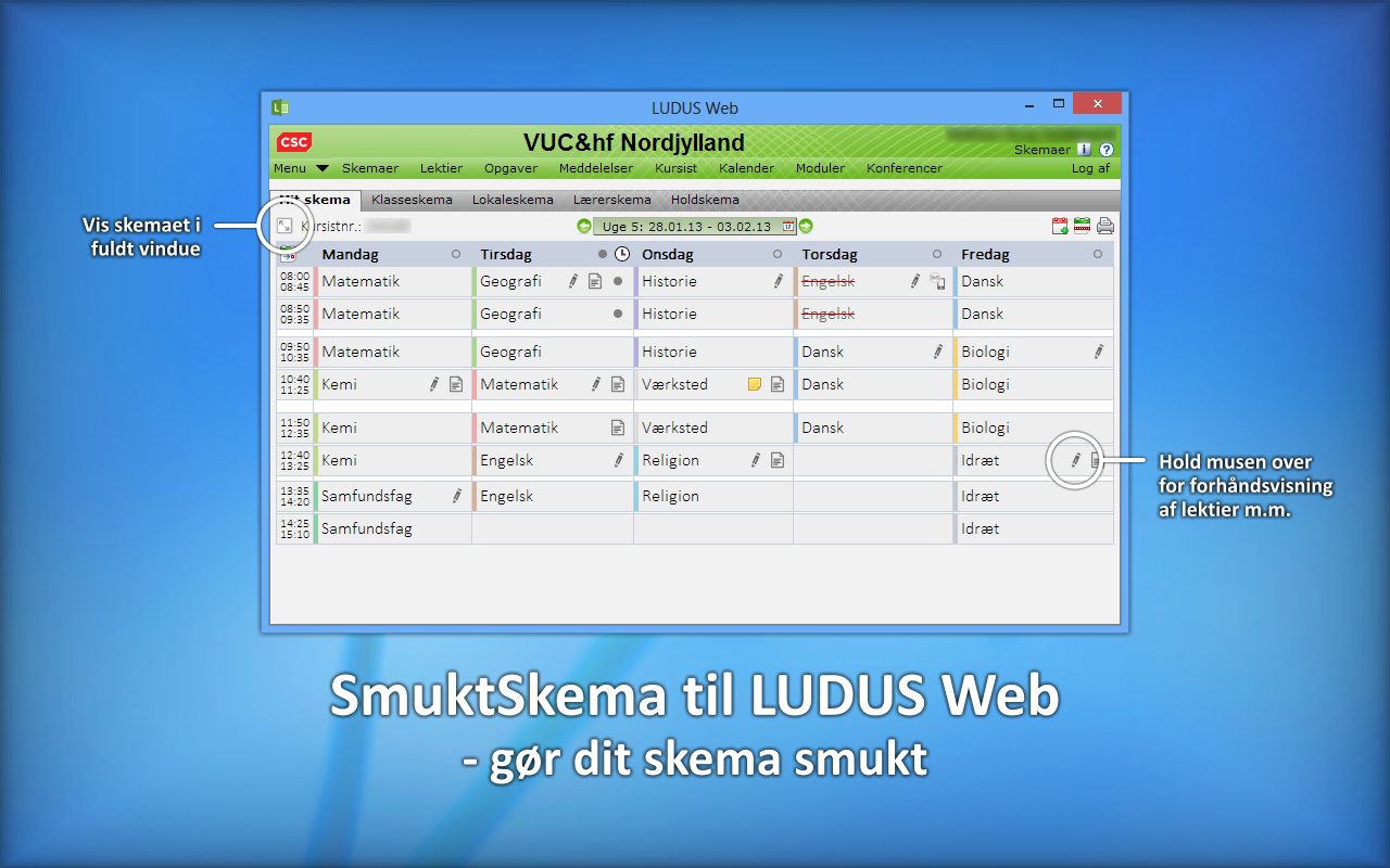 SmuktSkema til LUDUS Web Preview image 0