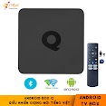 Smart Box Android Tv Q Mới Có Điều Khiển Giọng Nói Tiếng Việt Hỗ Trợ Bluetooth Wifi Băng Tần Kép Cài Sẵn Chương Trình Tivi Và Xem Phim Hd Miễn Phí Vĩnh Viễn - Hàng Nhập Khẩu