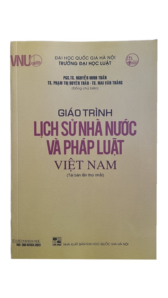 Sách Giáo Trình Lịch Sử Nhà Nước Và Pháp Luật Việt Nam