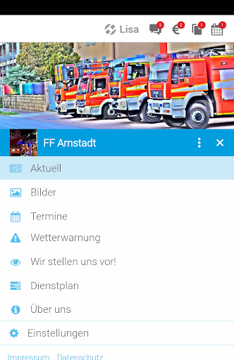 Screenshot Feuerwehr Arnstadt