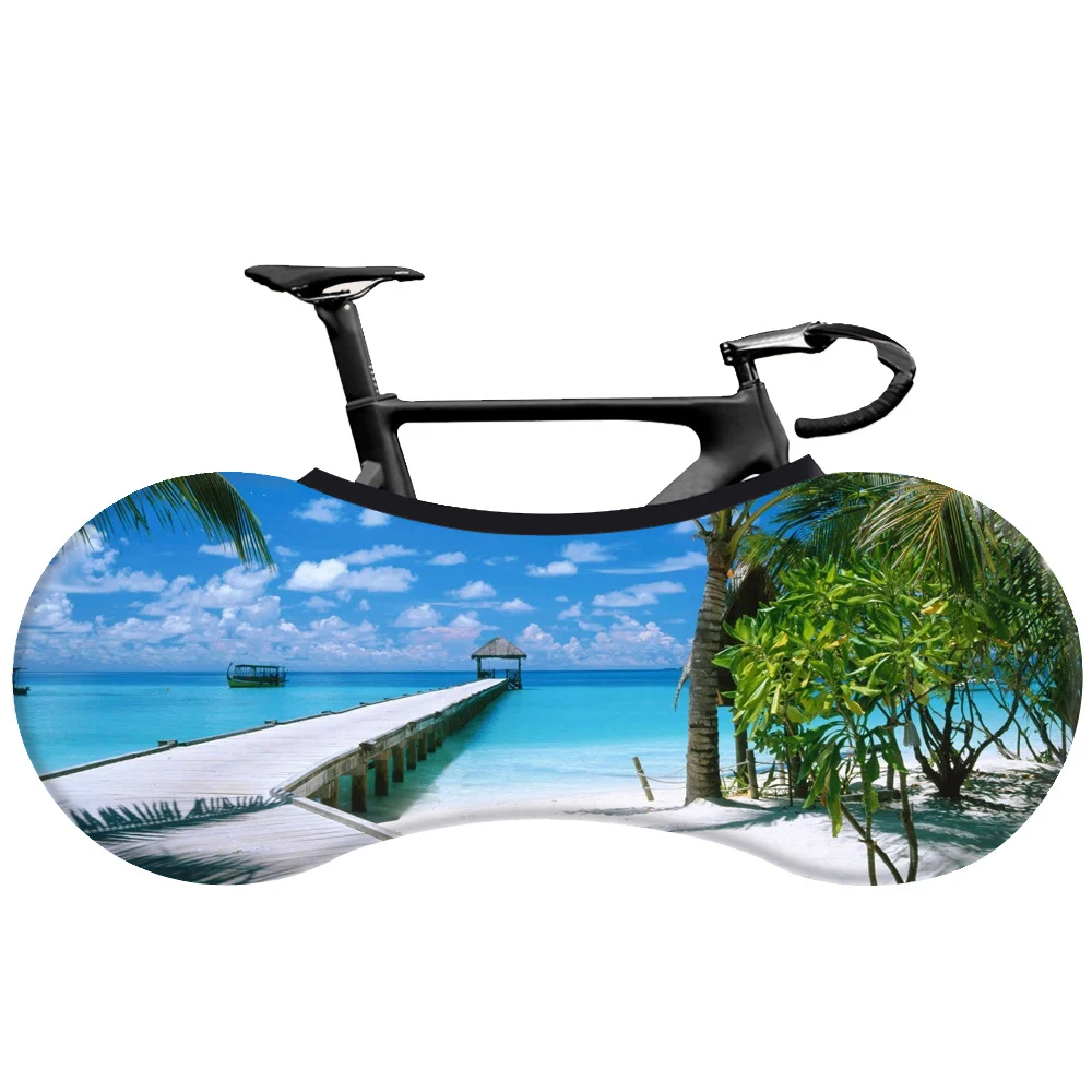 Cubierta Antipolvo para Maillot de Ciclismo de Montaña, Elástica, Serie Paisajes — Protege tu ropa de la suciedad, ¡disfruta de tus rutas!