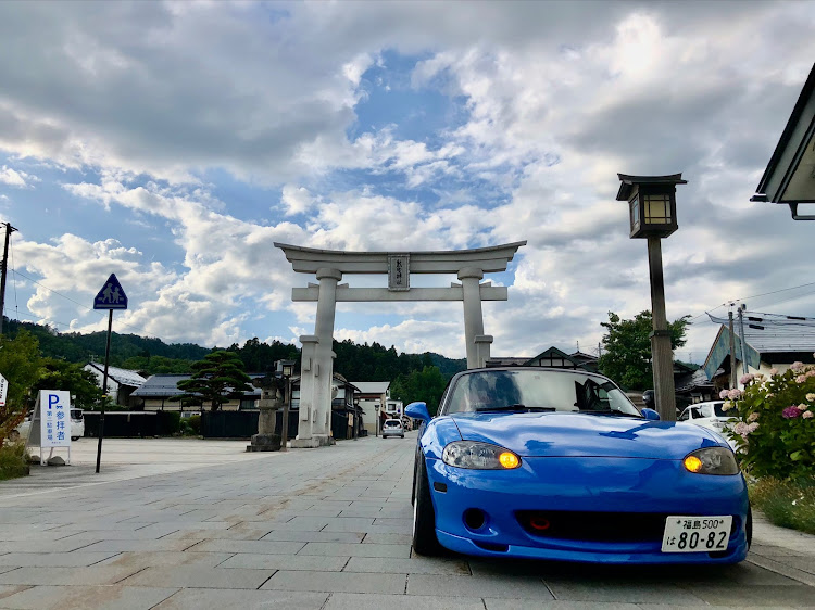 ロードスターのロードスター ・暇人誘ってみた・日本三大社・FD3S・ドナドナドナ〜🎵に関するカスタム事例の投稿画像1枚目