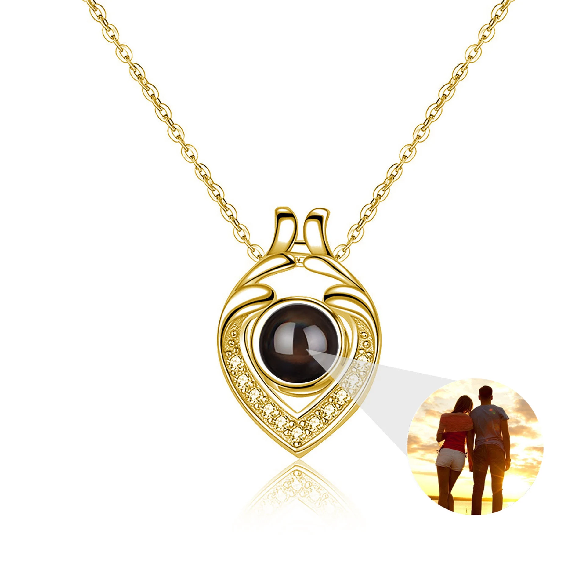 Title 4, Collier Clavicule Lady Language Love Memory Un ...
