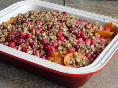 Sweet Potato Cranberry Casserole