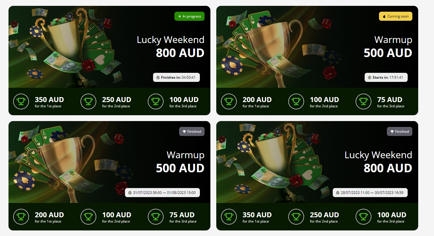 Lucky Green Casino Tournaments