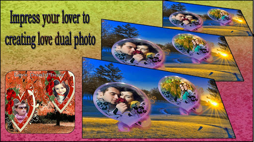 Love Dual Photo Frame