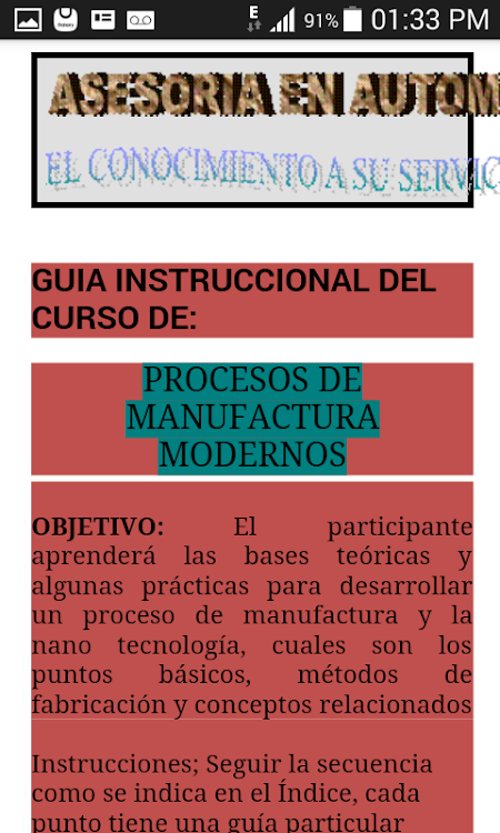 MANUFACTURA AVANZADA - 1.0 - (Android)