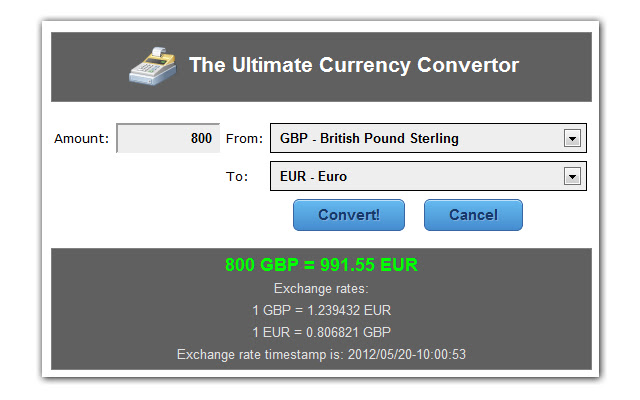 Currency Convertor