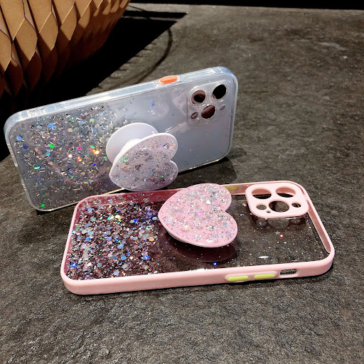 Title 3, Love Bracket Phone Case Glitter X for XR Silico...