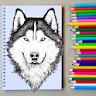 How to Draw Wolf Step by Step icon