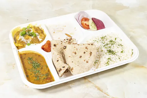 Matar Paneer Thali