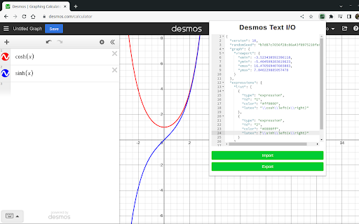 Desmos Text I/O