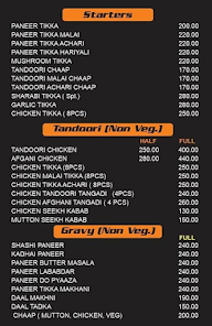 Flavour Bistro menu 1