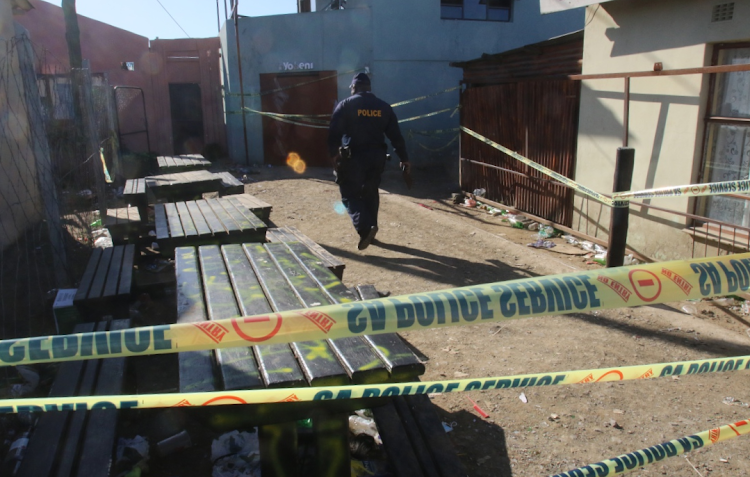 The Enyobeni tavern in East London, where 21 teenagers died on June 26. President Cyril Ramaphosa will attend the mass funeral service on Wednesday.