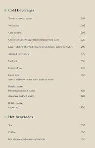 Paranda - Taj Yeshwantpur menu 1