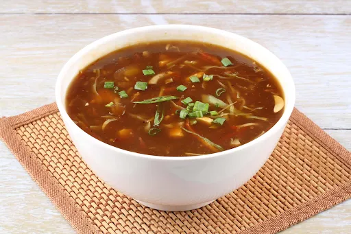 Veg Manchurian Soup