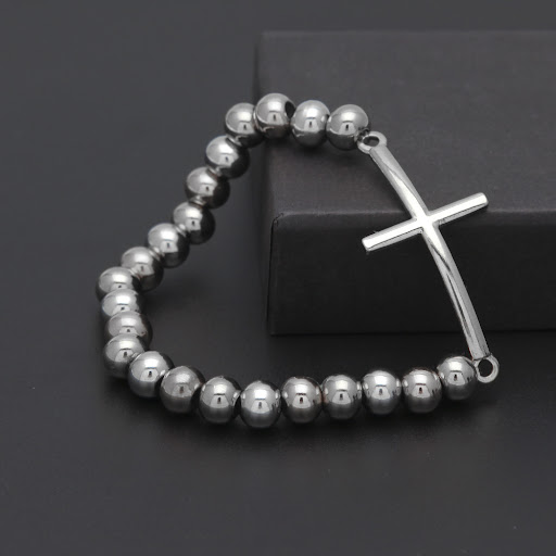 Title 5, Stainless Steel Color Preserving Hip Hop Bead B...