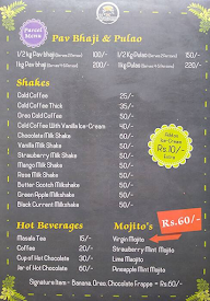 The Choupatiwala Cafe menu 1