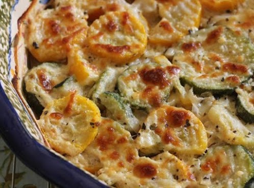 Click Here for Recipe: Zucchini and Squash Au Gratin