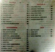 Paratha Corner menu 2