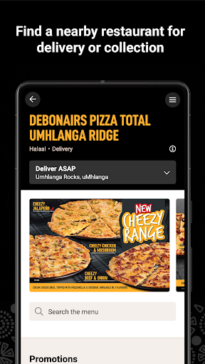 Screenshot Debonairs Pizza