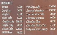 Donut Bakery Cafe menu 1