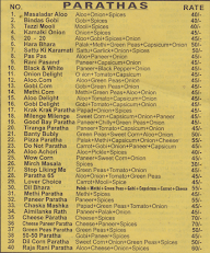 Paratha Junction menu 1