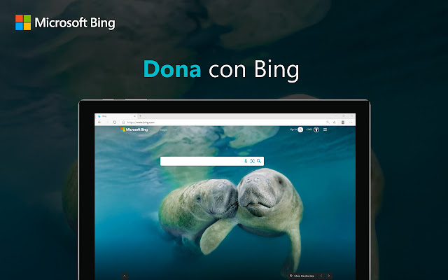 Dona con Bing