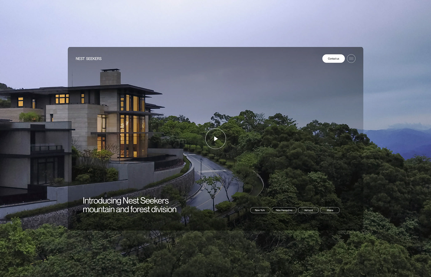 art direction  luxury portfolio real estate UI UI/UX ux Webdesign Website aiga