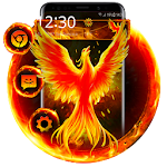 Cover Image of Download Orange Beauty Phoenix Fire Theme 1.1.2 APK