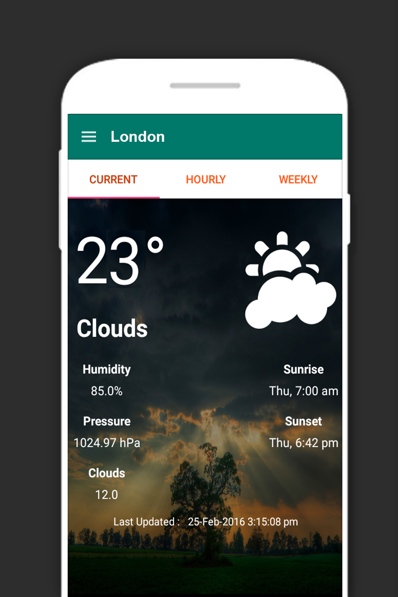 My Weather Screen 2