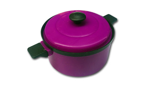 Title 3, Purple Simulation Tableware and Kitchen Utensil...