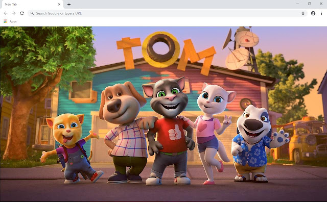 My Talking Tom Wallpapers and New Tab