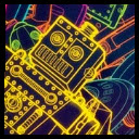 Retro Robots Theme Chrome extension download