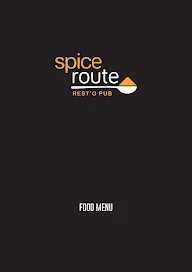 Spice Route Rest'o Pub menu 1