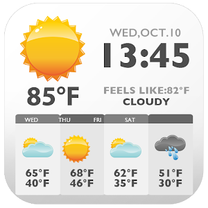 Download Newspaper Style Weather Widget