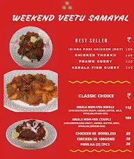 Weekend Veetu Samayal menu 1