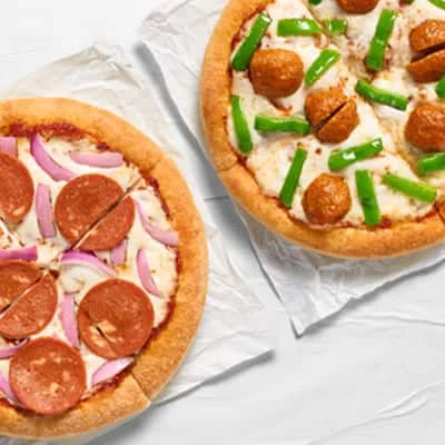 Create Your Flavour Fun Combo - Box Of 2 - Non Veg Pizza