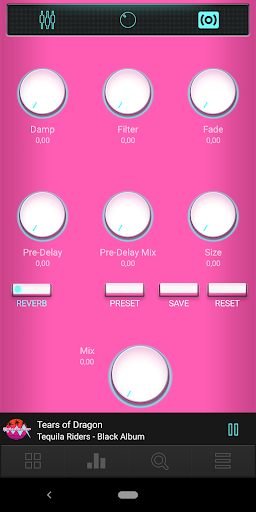 Retro Miami skin for Poweramp V3