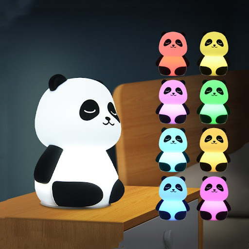 Title 1, Panda Pat Color-Changing Lamp Childrens Gift S...