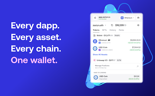 Zerion: Wallet for Web3 & NFTs