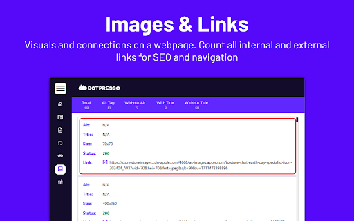 Botpresso SEO Extension: Audit On-Page & Technical SEO