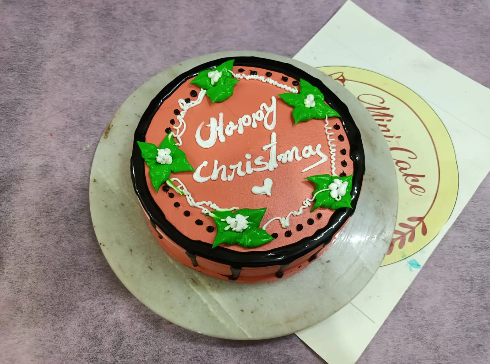 Designing Red Velvet Christmas Layer Cake