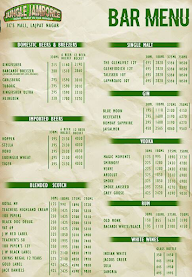 Jungle Jumboree menu 1