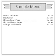 Elite Cafe menu 1